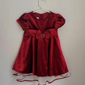 24 month red Christmas dress